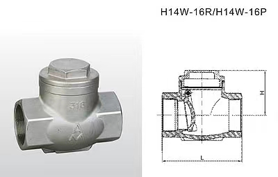 山東H14W-16P不銹鋼止回閥