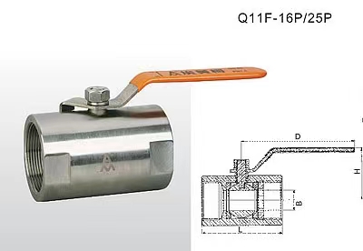 山東Q11F-16P25P不銹鋼球閥